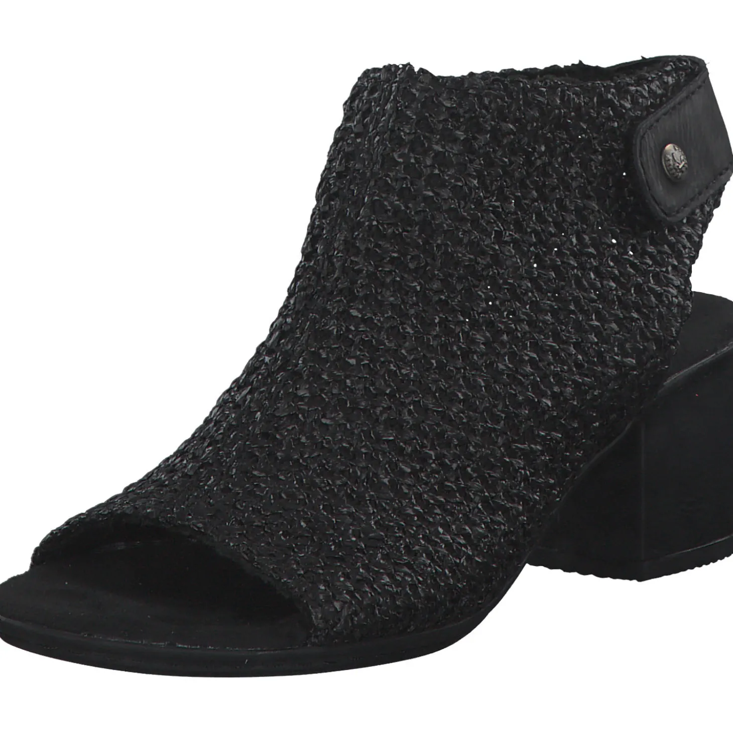 Rieker 64670, Plateau-Sandaletten, Damen, Schwarz