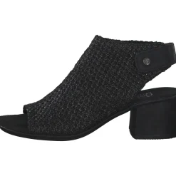Rieker 64670, Plateau-Sandaletten, Damen, Schwarz