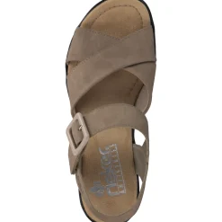 Rieker 68163, Plateau-Sandaletten, Damen, shell
