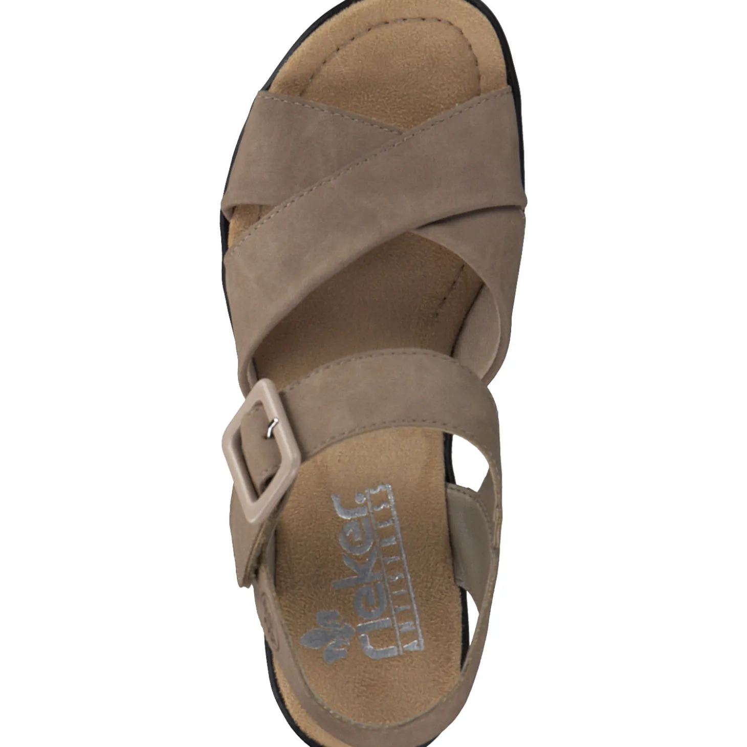 Rieker 68163, Plateau-Sandaletten, Damen, shell