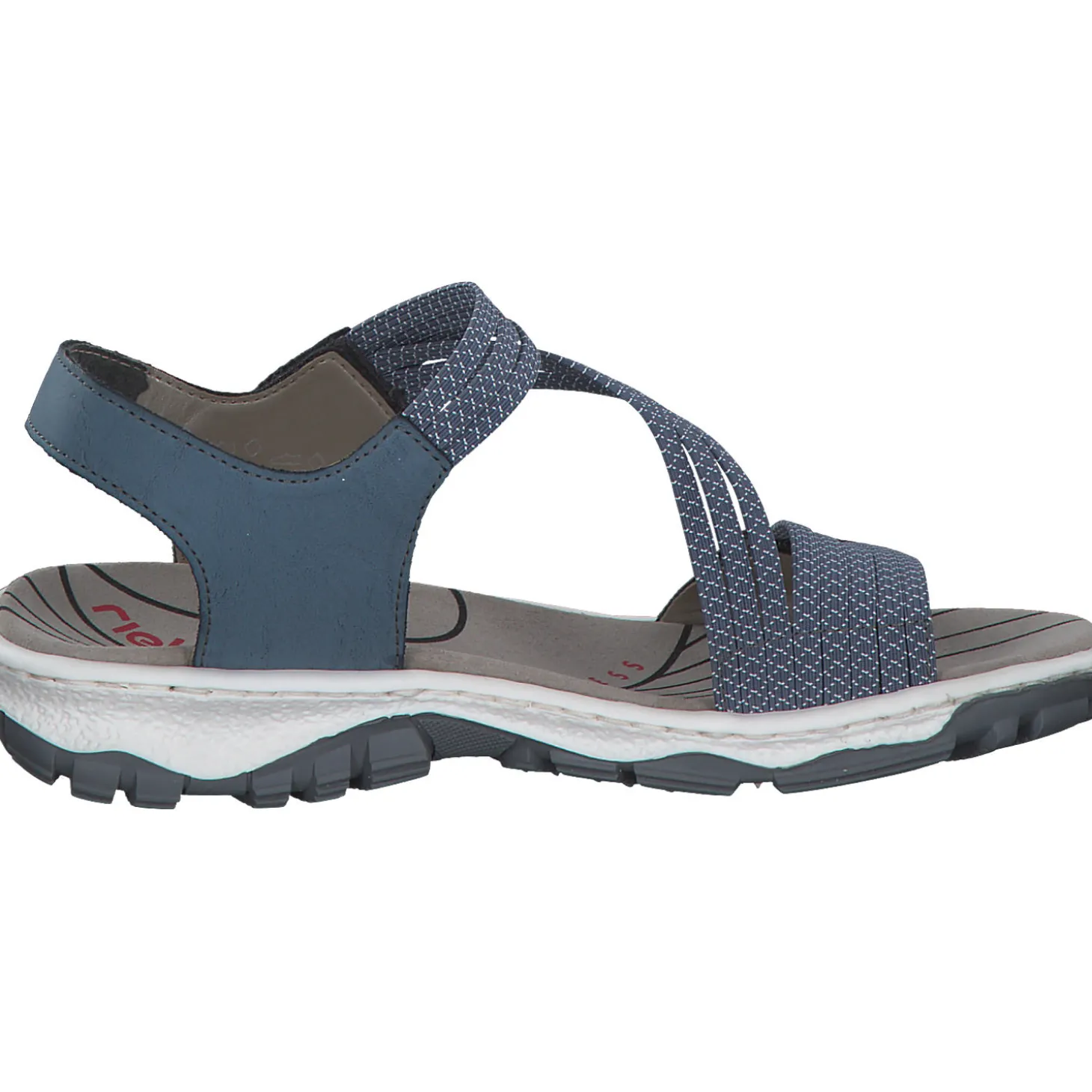 Rieker 68871, Sandalen, Damen, Blau - Marineblau