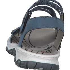 Rieker 68871, Sandalen, Damen, Blau - Marineblau