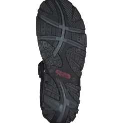 Rieker 68851, Sandalen, Damen, schwarz