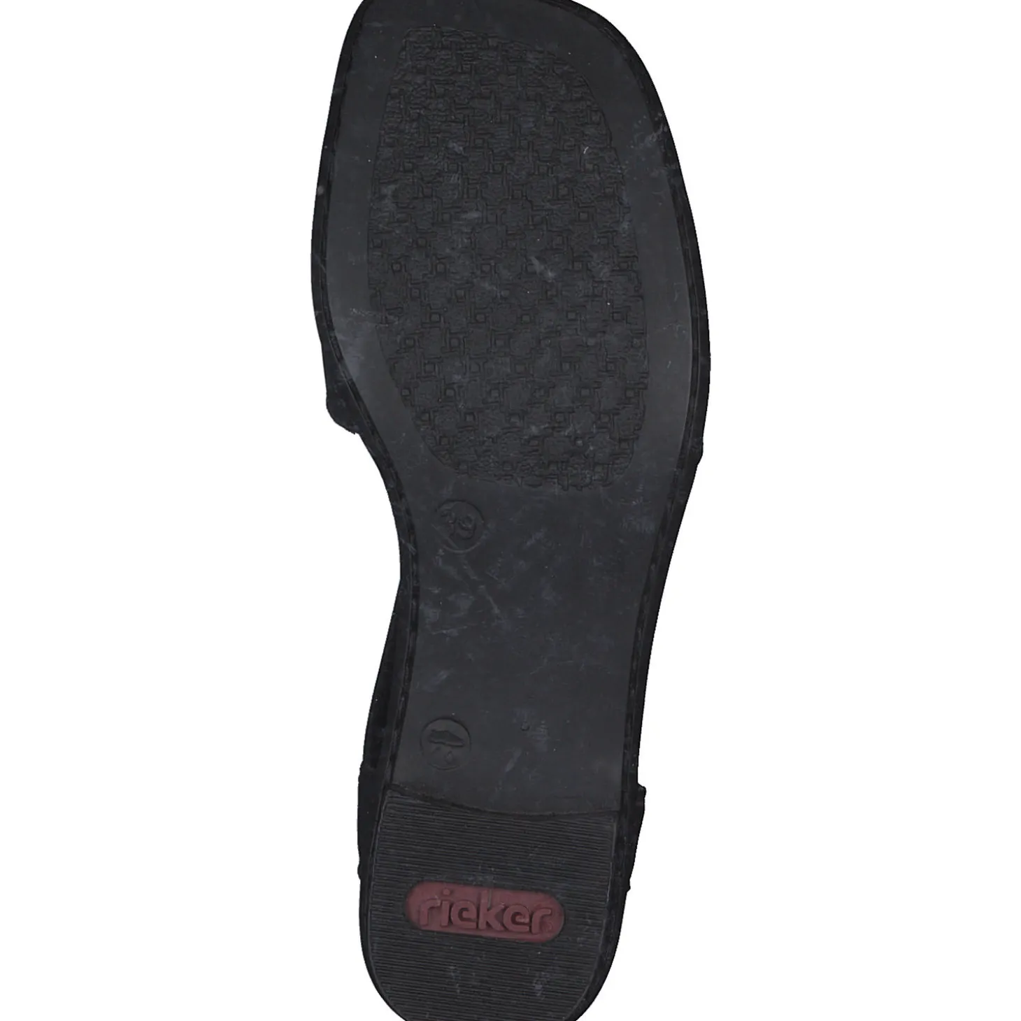 Rieker 62662, Sandaletten, Damen, schwarz/schwarz