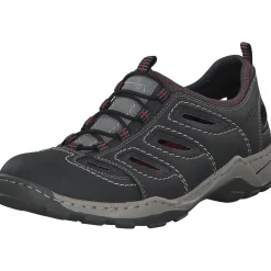 Rieker 08065, Sportliche Slipper, Herren, blei/rauch/grau