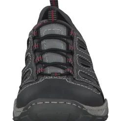 Rieker 08065, Sportliche Slipper, Herren, blei/rauch/grau