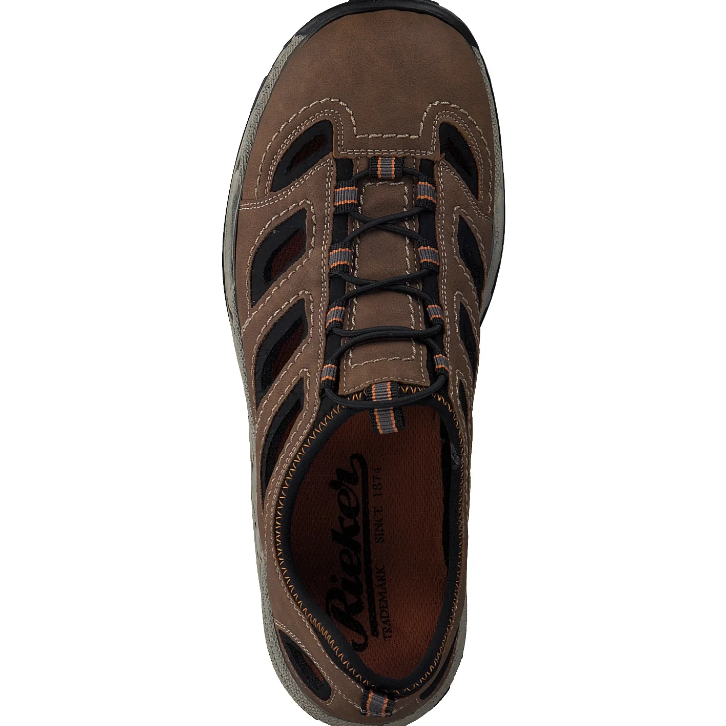 Rieker 08065, Sportliche Slipper, Herren, Braun