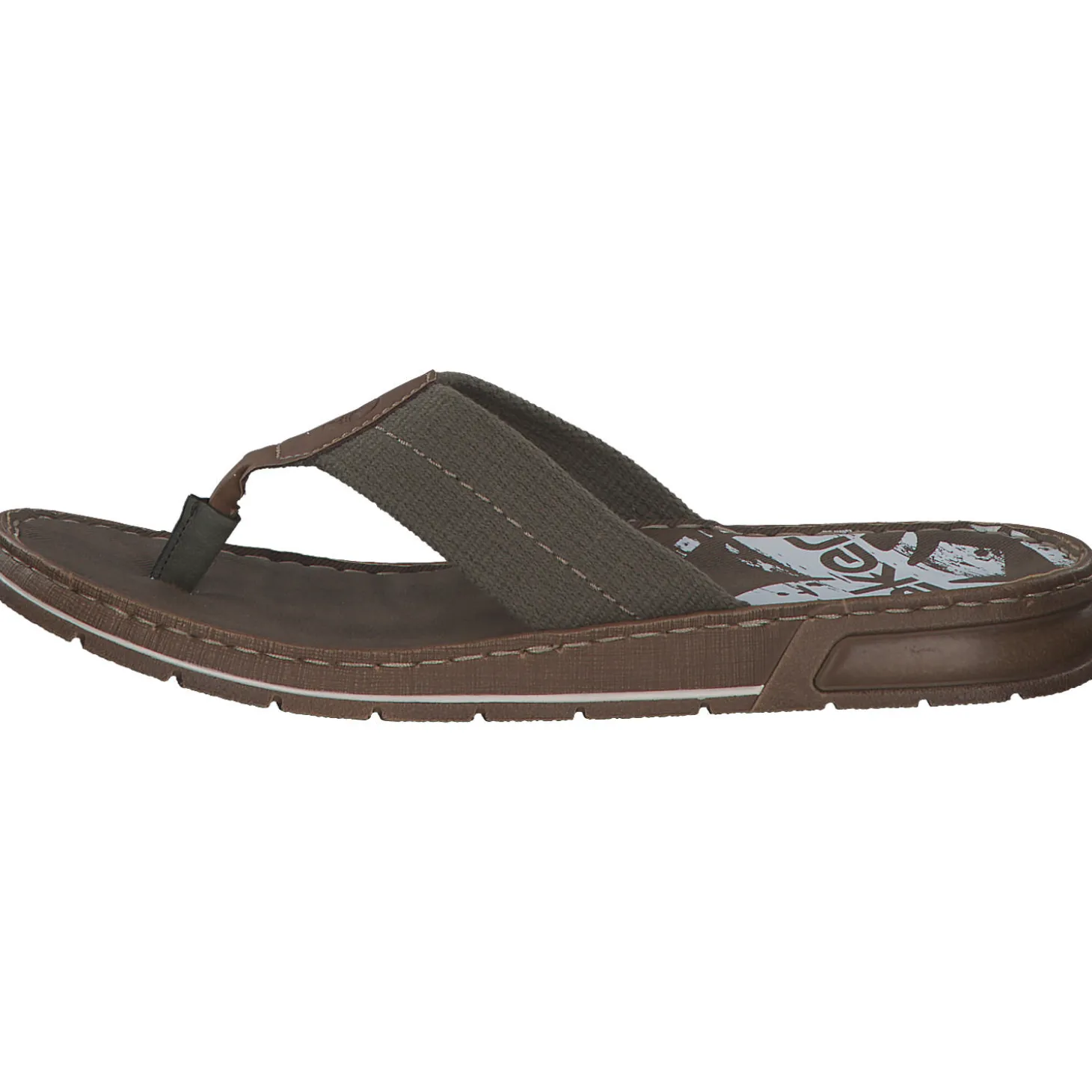 Rieker 21280, Zehentrenner, Herren, Olive