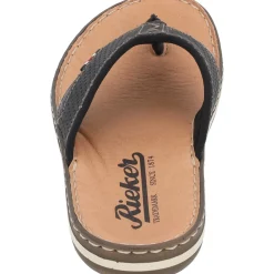 Rieker 21084, Zehentrenner, Schwarz