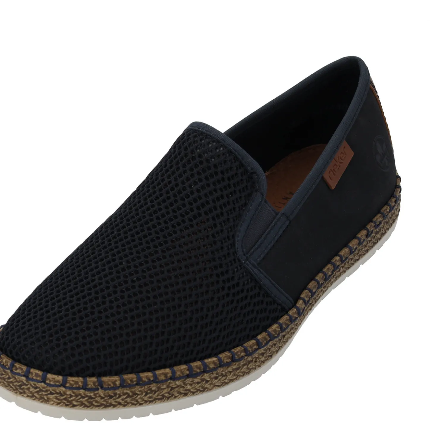 Rieker B5265, Slipper, Herren, Blau (Navy/Pazifik/Amaretto)