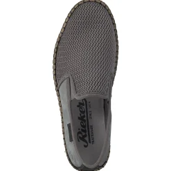 Rieker B5265, Slipper, Herren, Grau