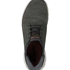 Rieker B6658, Sportliche Slipper, Herren, salbei/moor/nuss/rauch