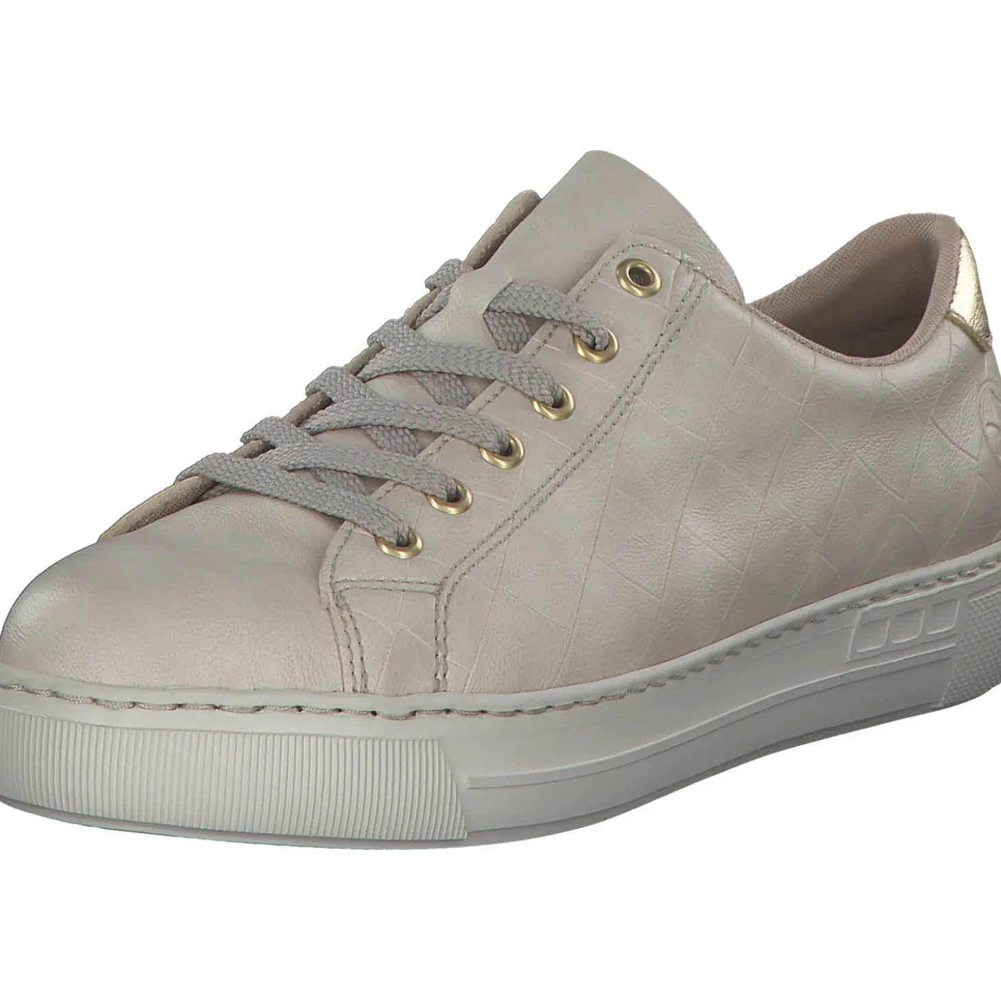 Rieker L9800, Schnürschuhe, Damen, ivory/lightgold