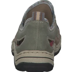 Rieker L0539, Slipper, Damen, liane/schilf/shell/kornblume