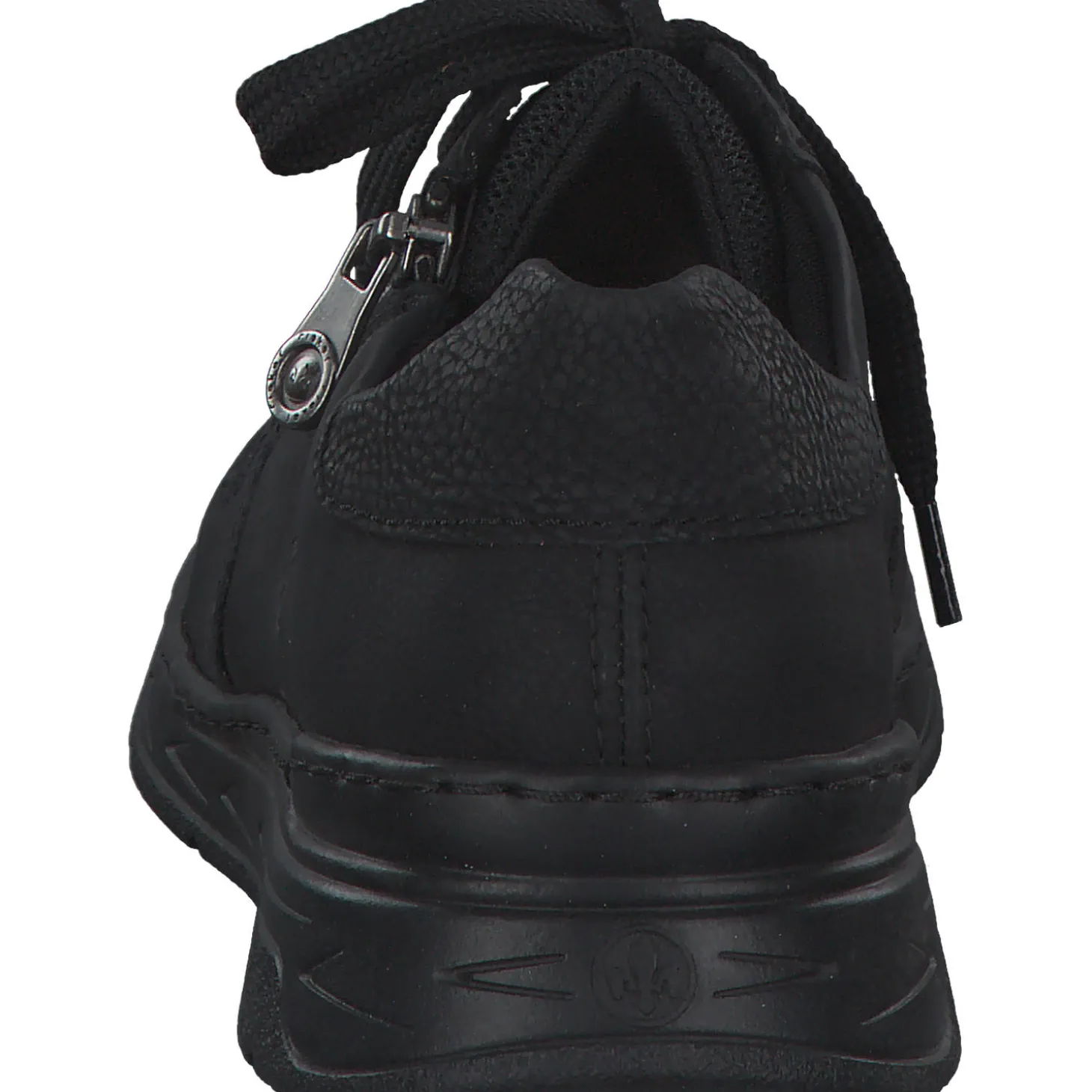 Rieker M0031, Schnürschuhe, Damen, schwarz/schwarz/schwarz