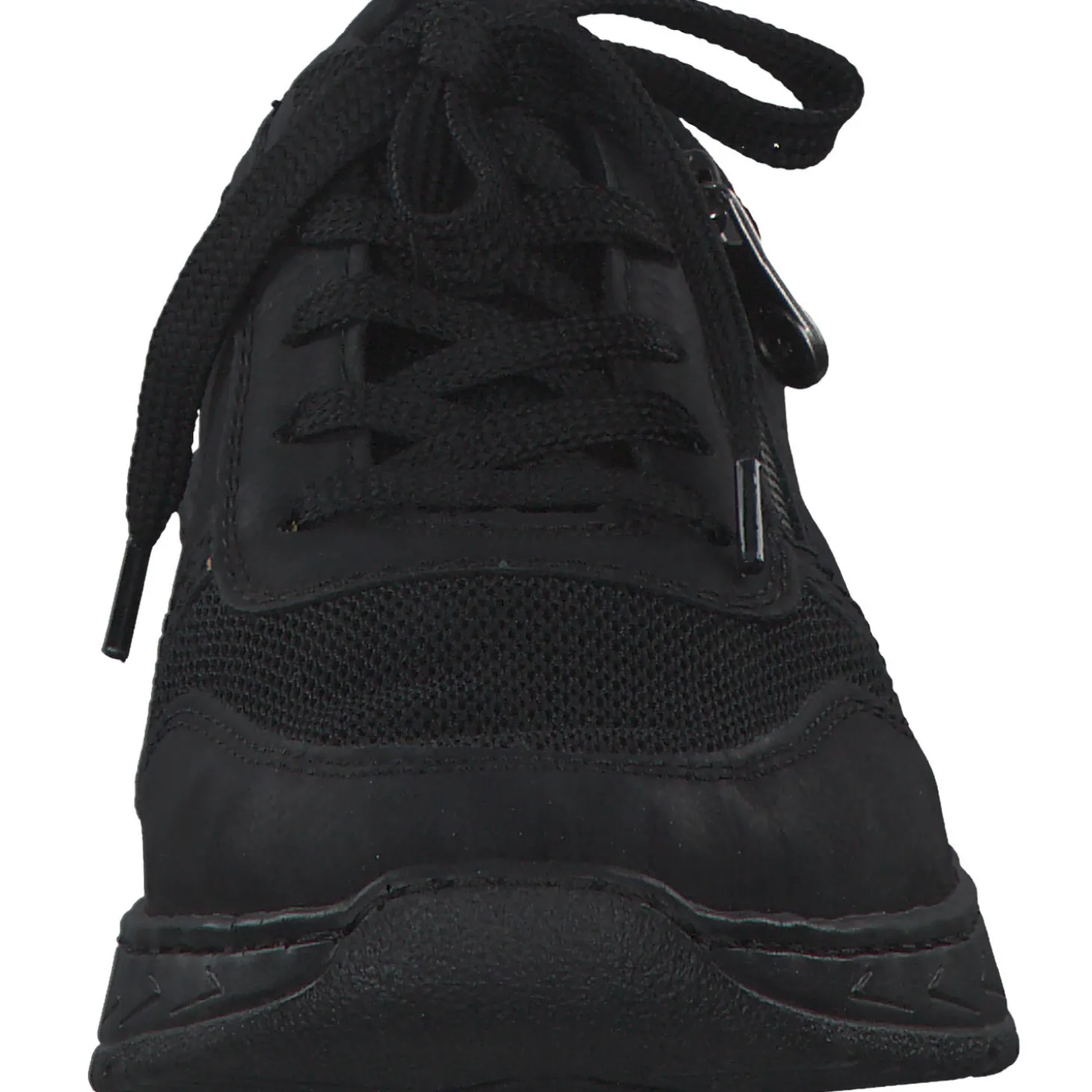 Rieker M0031, Schnürschuhe, Damen, schwarz/schwarz/schwarz