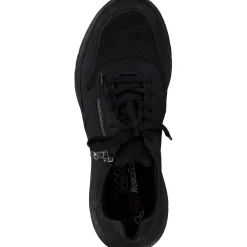 Rieker M0031, Schnürschuhe, Damen, schwarz/schwarz/schwarz