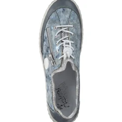 Rieker N0963, Schnürschuhe, Damen, adria/heaven/adria/silverflowe