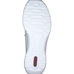 Rieker N4253, Schnürschuhe, Damen, perle/weiss/perlcreme