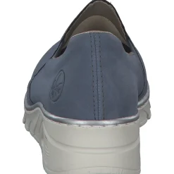 Rieker N3363, Slipper, Damen, lightblue