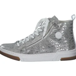 Rieker N3945, Stiefeletten, Damen, fog-silver/frost-silver