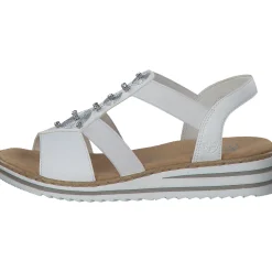 Rieker V0687, Keilsandaletten, Damen, WEISS