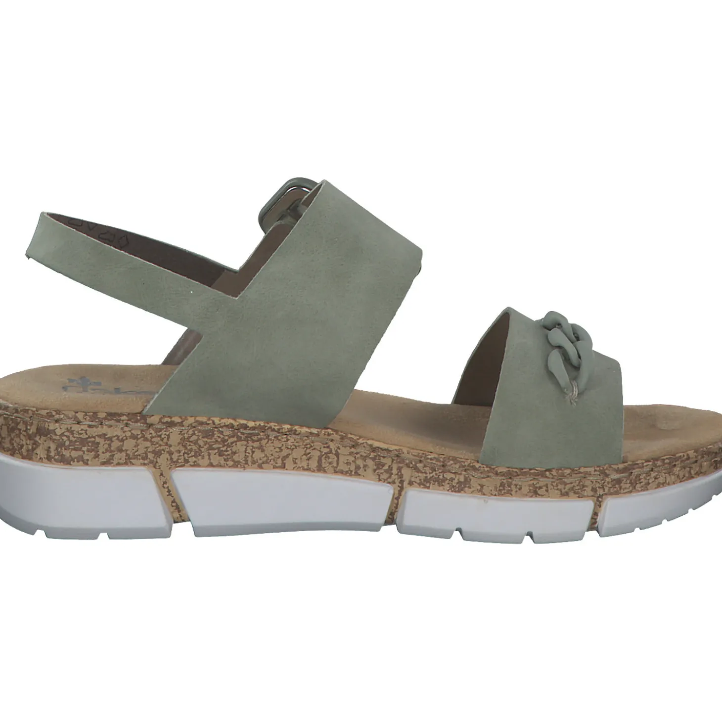 Rieker V2350, Keilsandaletten, Damen, pistazie