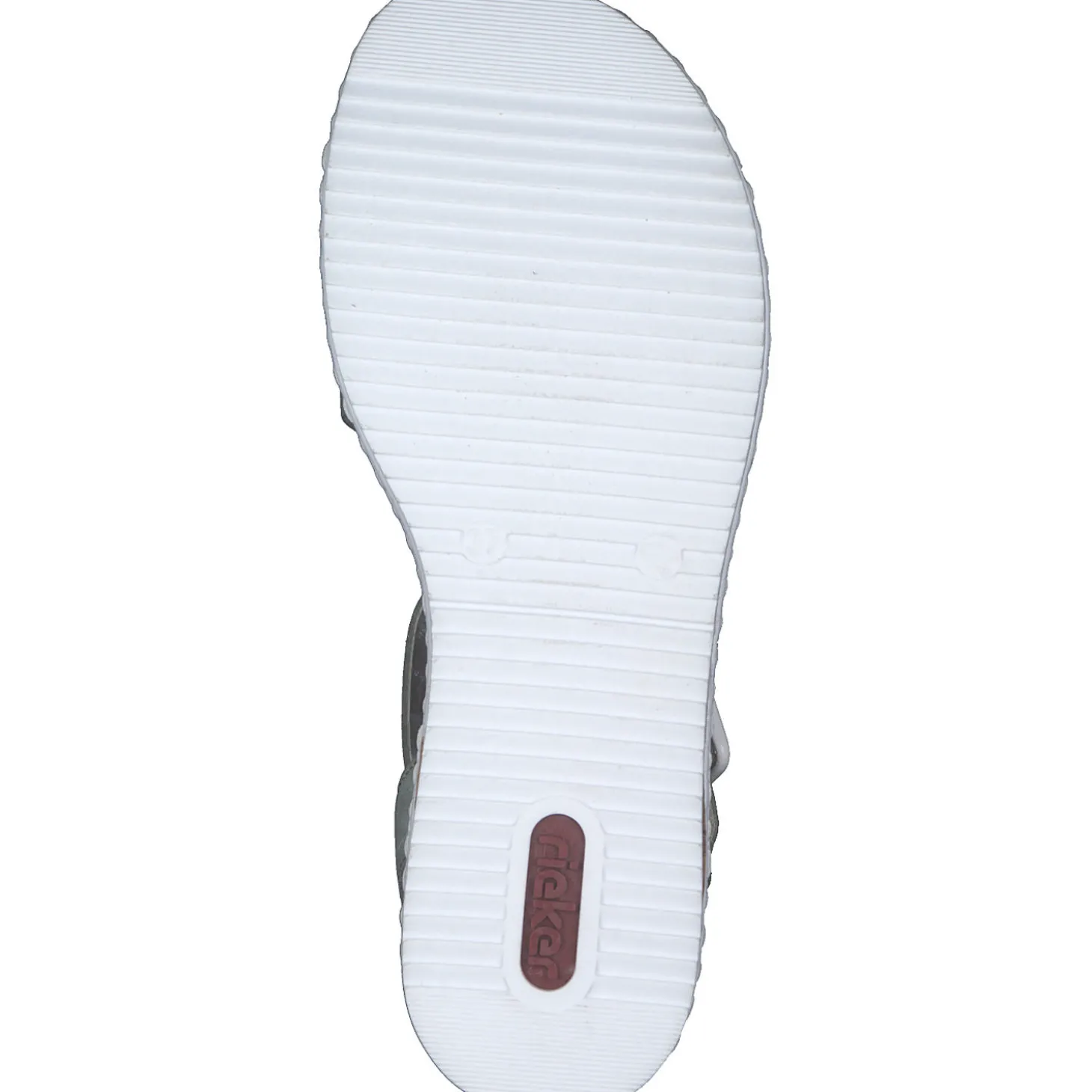 Rieker V3660, Keilsandaletten, Damen, Weiß