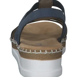 Rieker V1206, Keilsandaletten, Damen, Blau