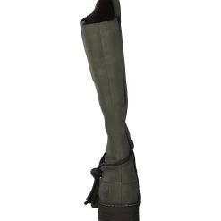Rieker Z4774, Overknee-Stiefel, Damen, Grün