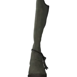 Rieker Z4774, Overknee-Stiefel, Damen, Grün