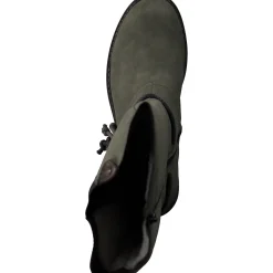 Rieker Z4774, Overknee-Stiefel, Damen, Grün