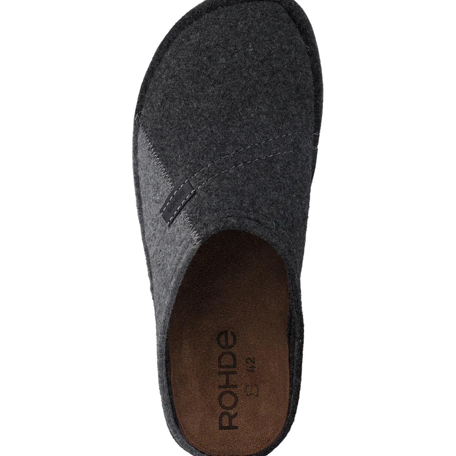 Rohde 6942, Pantoletten, Herren, Schwarz