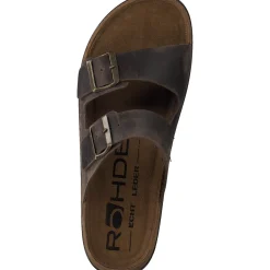 Rohde 5918, Pantoletten, Herren, mocca