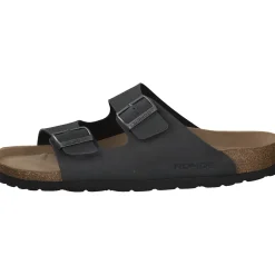 Rohde 5920, Pantoletten, Herren, Schwarz (Black/Grey)