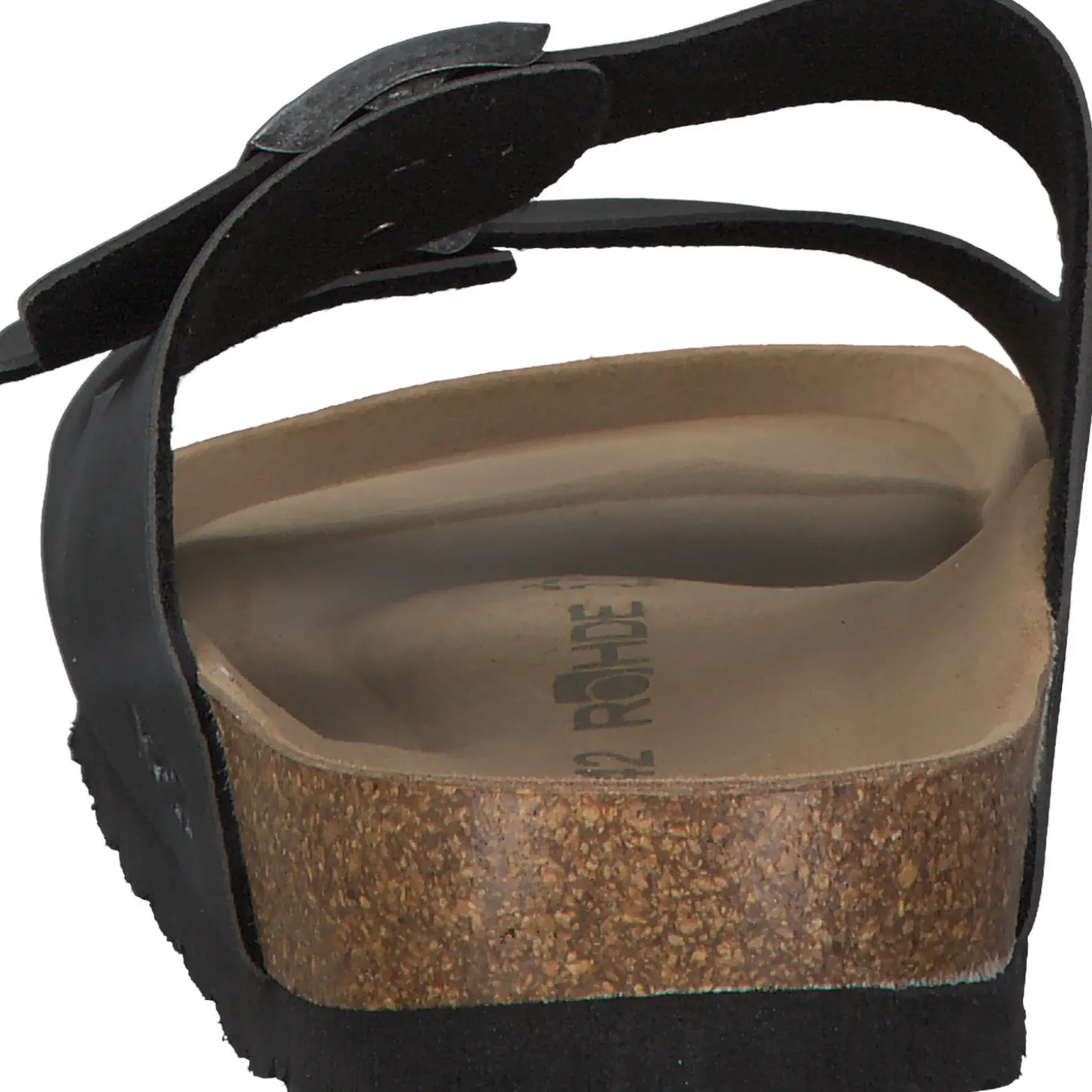 Rohde 5920, Pantoletten, Herren, Schwarz (Black/Grey)