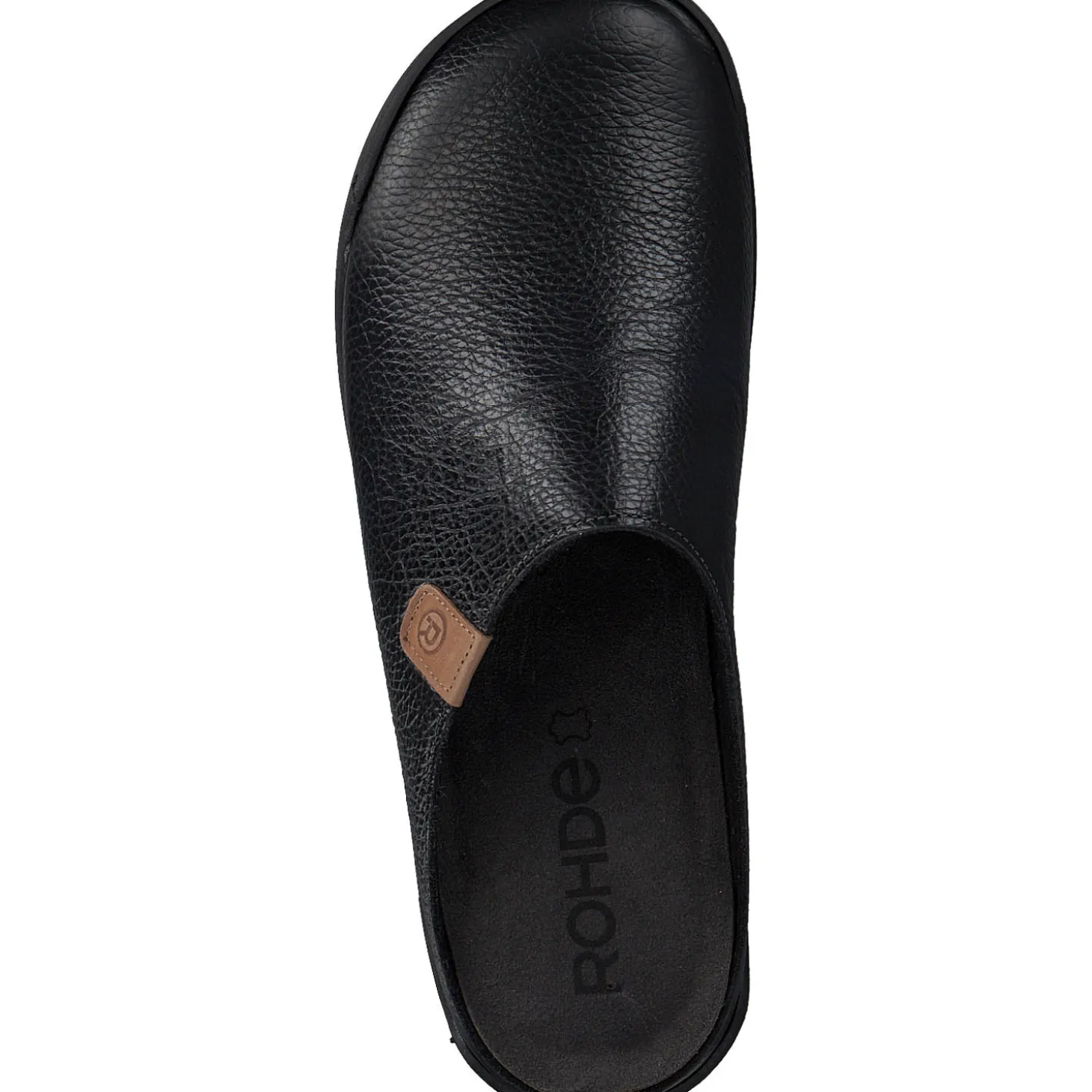 Rohde 6656, Pantoletten, Herren, Schwarz