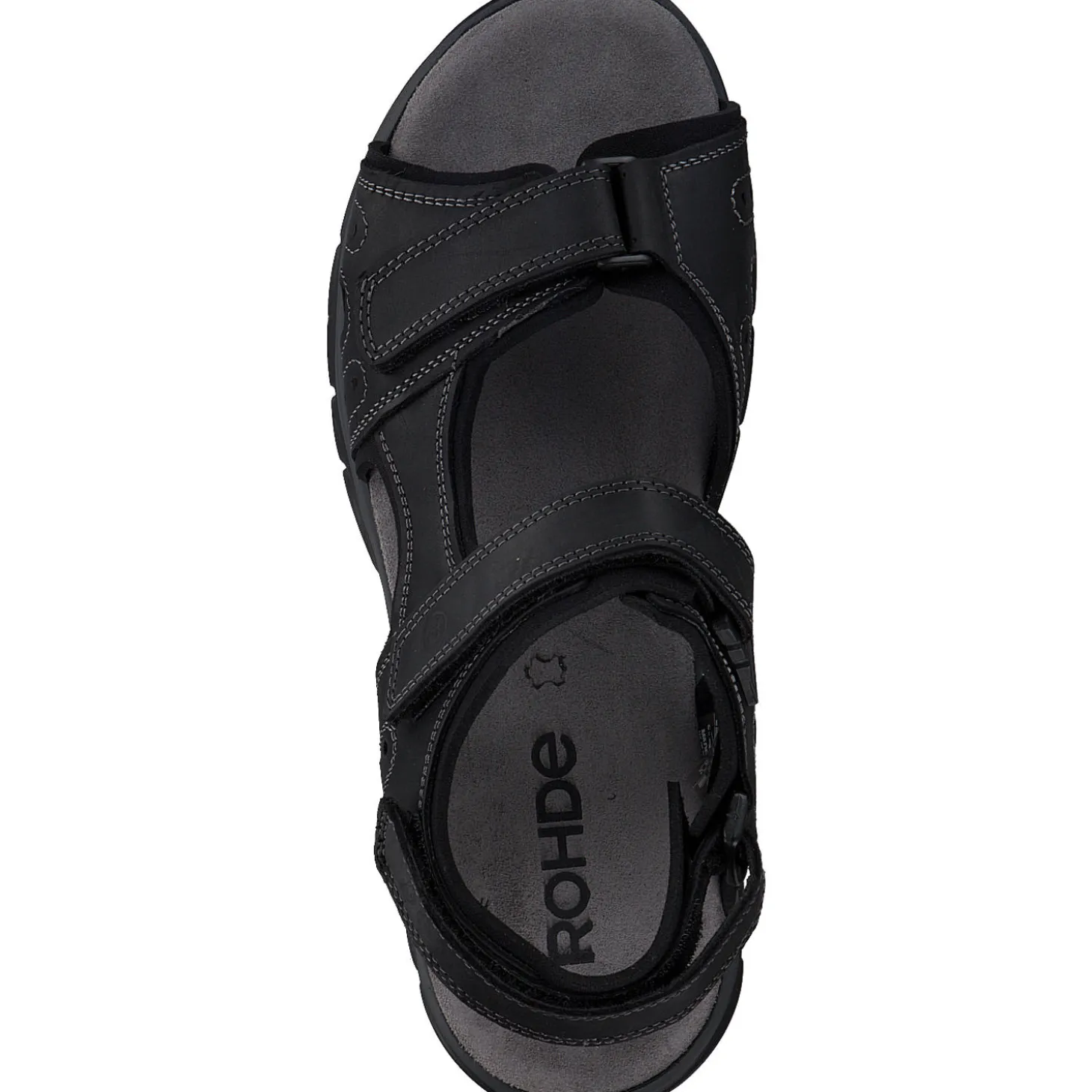 Rohde 5950, Sandaletten, Herren, Schwarz