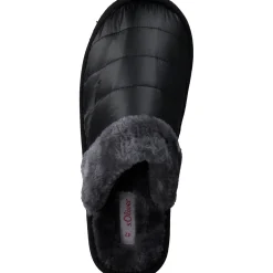 s. Oliver 27102, Filzpantoffeln, Damen, black