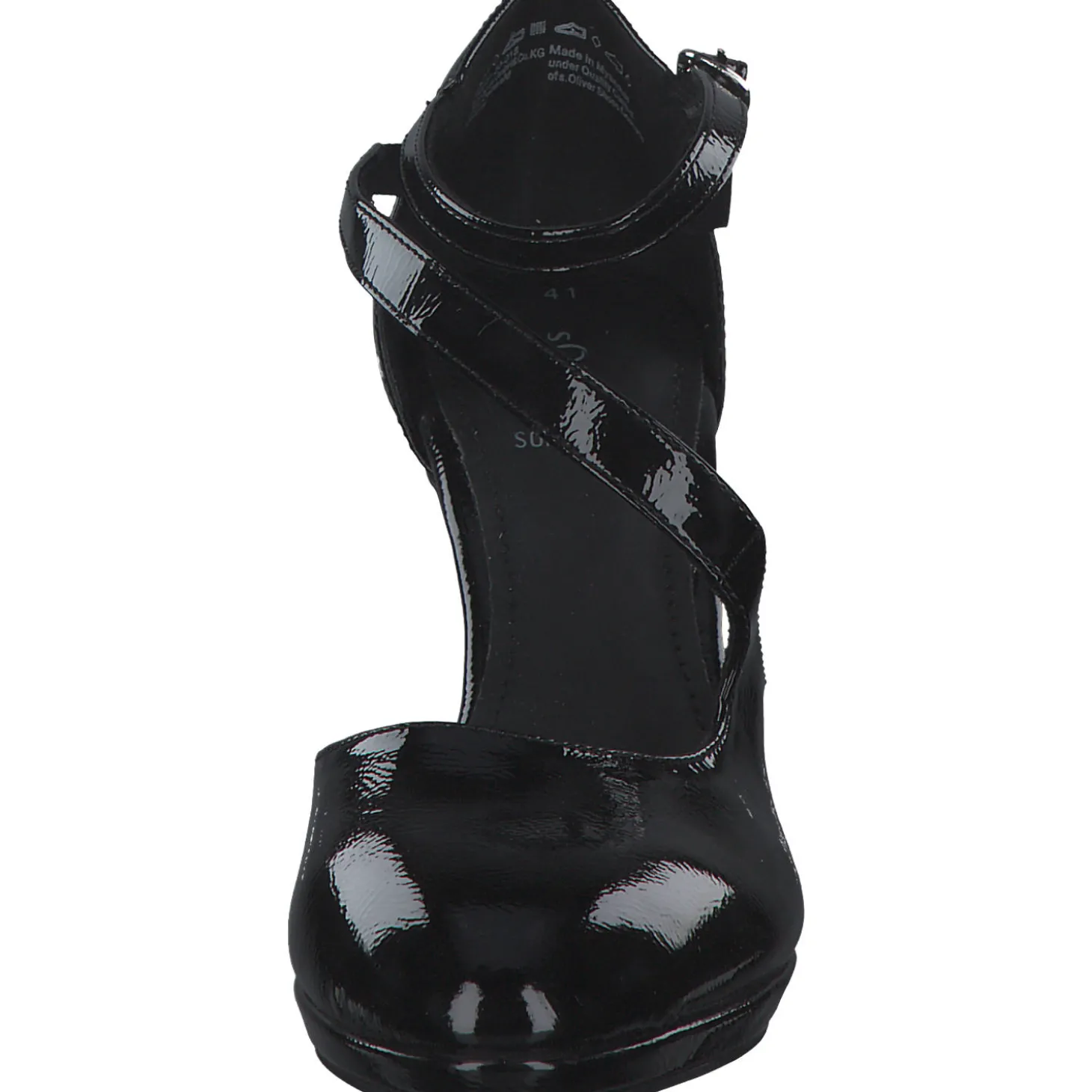 s. Oliver 24401-20, Klassische Pumps, Damen, BLACK PATENT