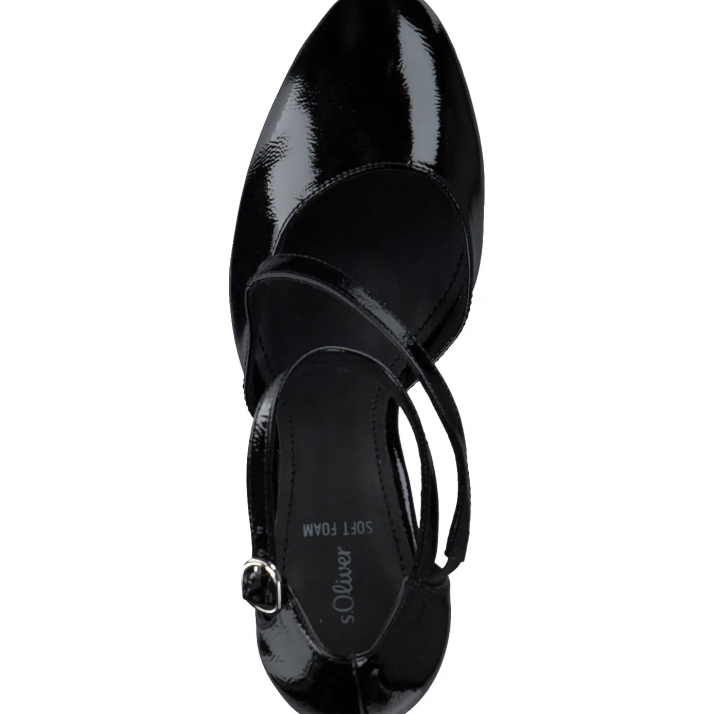 s. Oliver 24401-20, Klassische Pumps, Damen, BLACK PATENT