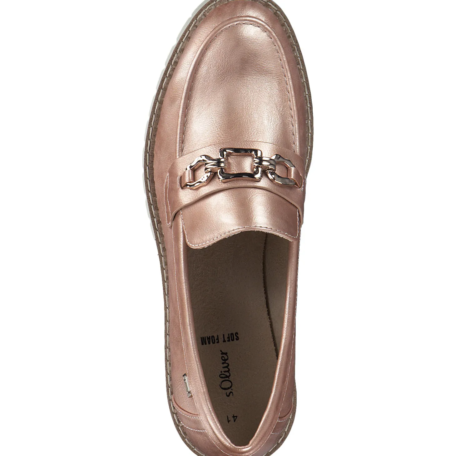 s. Oliver 24702, Mokassins, Damen, Rosa (Kupfer-Multi,Puder)