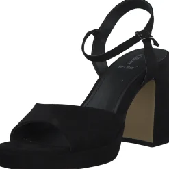 s. Oliver 28319, Plateau-Sandaletten, Damen, black