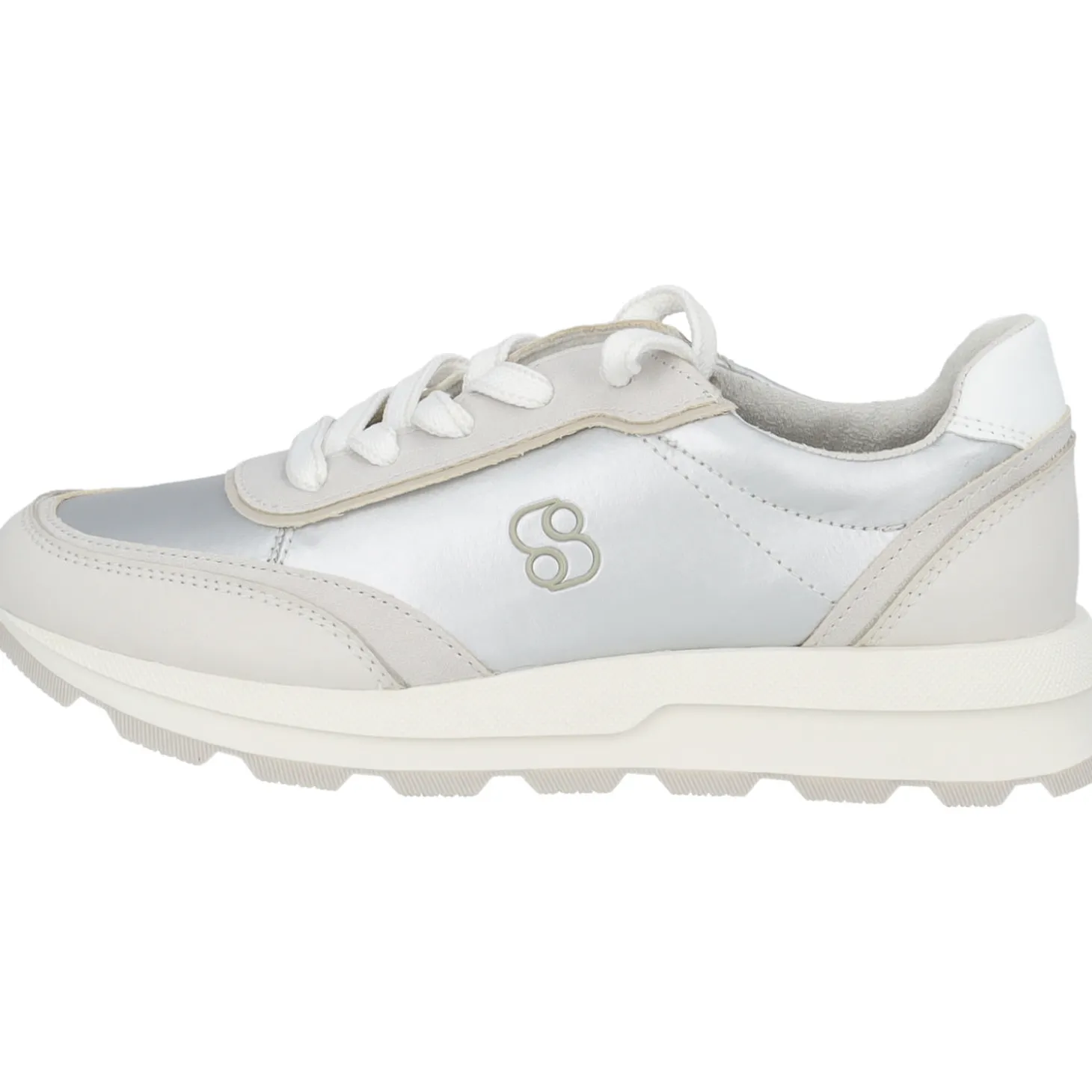 s. Oliver 23616, Schnürschuhe, Damen, platinum combi