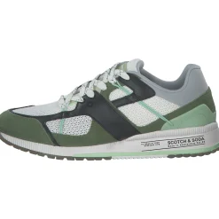 Scotch & Soda Vivex 24839937, Sneakers Low, Herren, grün/weiss/schwarz