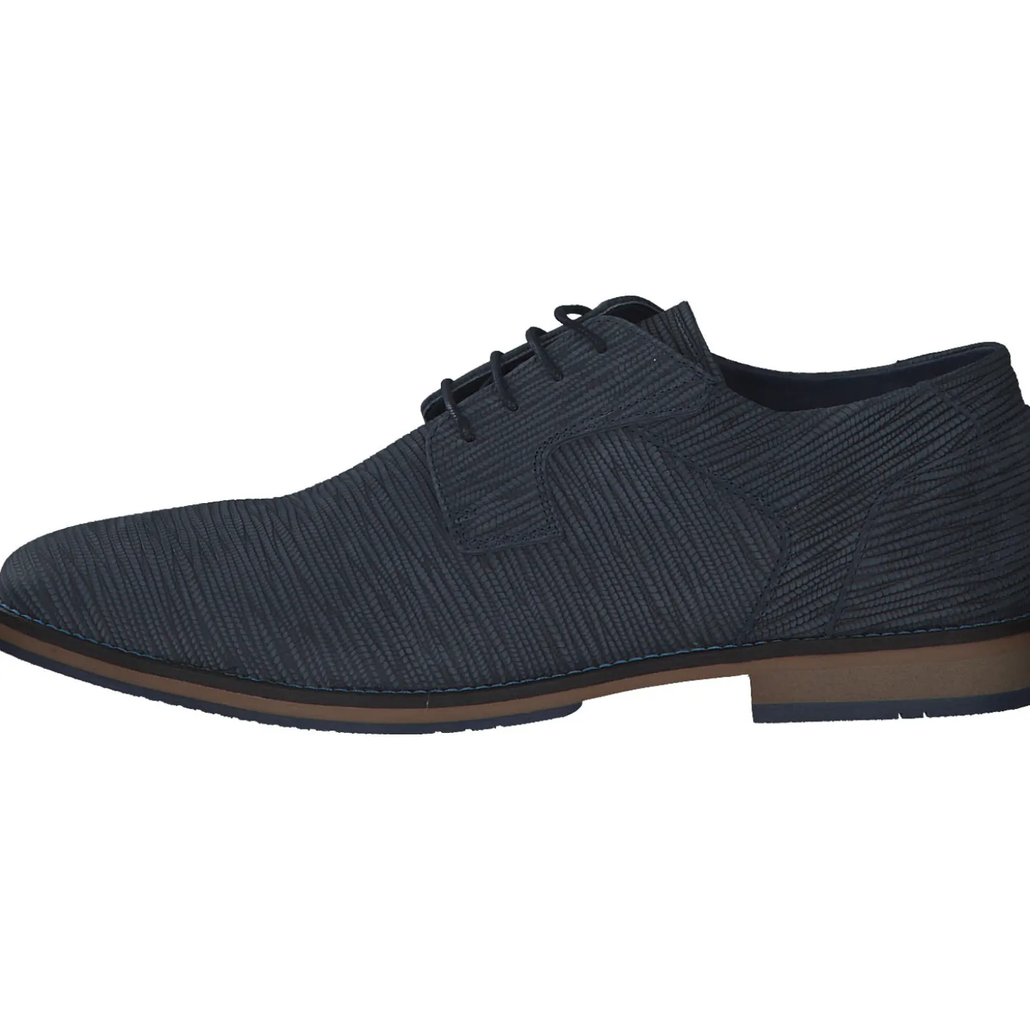 Shoes Unlimited 663 K2 1008A, Klassische Halbschuhe, Herren, Blau/grau