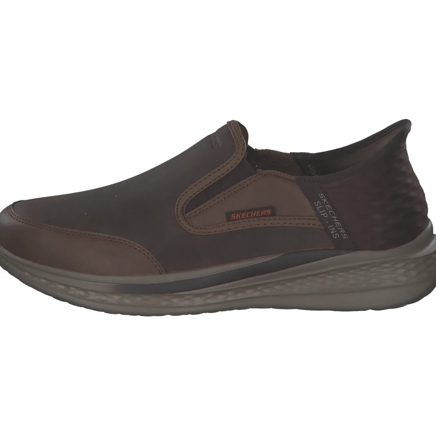Skechers 205237 CDB Slade slip ins, Sportliche Slipper, Herren, dark brown