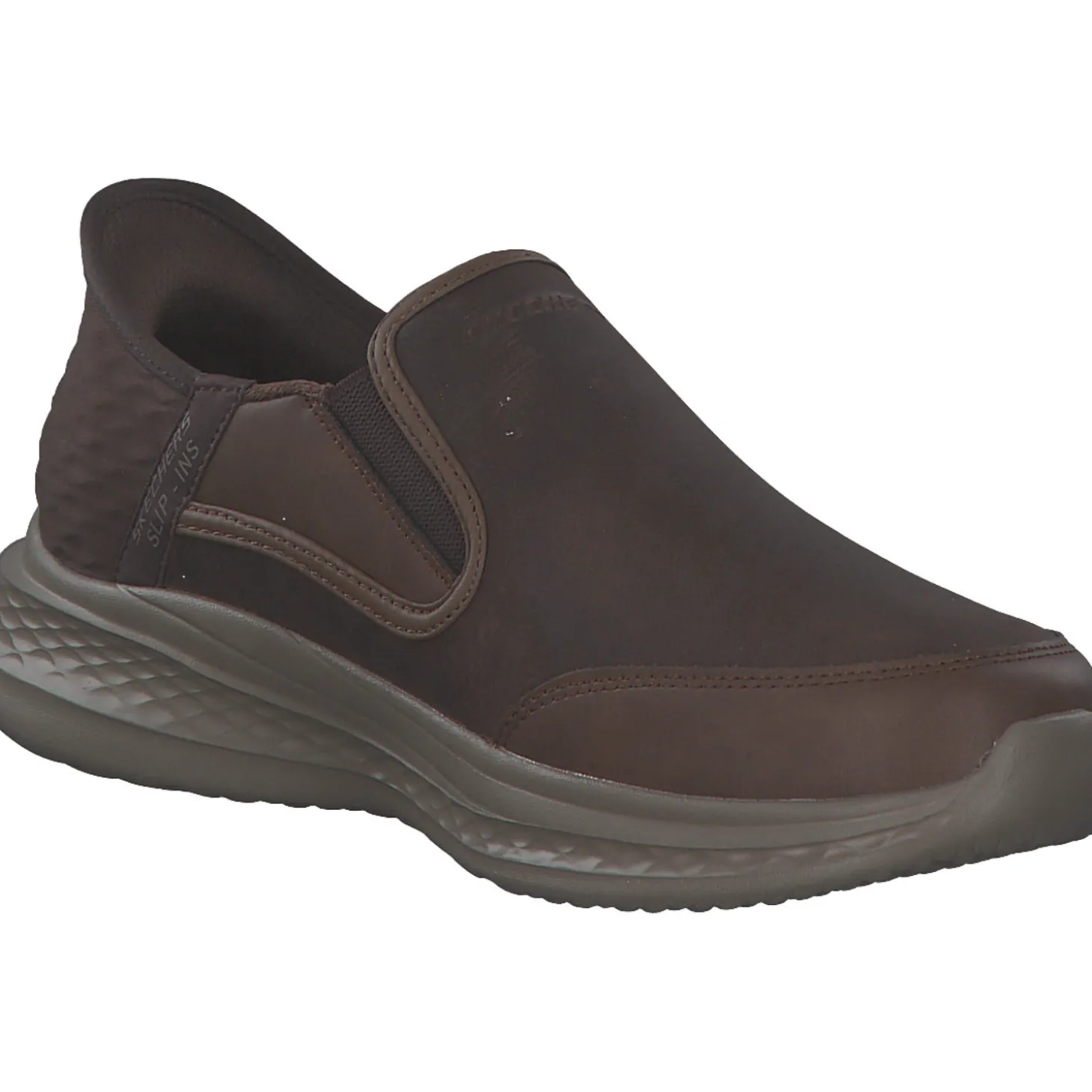 Skechers 205237 CDB Slade slip ins, Sportliche Slipper, Herren, dark brown