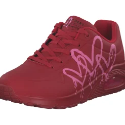 Skechers 177980, Schnürschuhe, Damen, red/pink