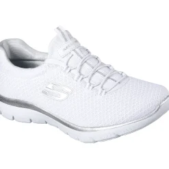 Skechers 12980, Sneakers Low, Damen, WSL White Silver